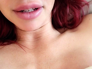 Pretty redhead webcam masturbation show