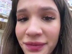 Shy_priincess masturbates in public toilet