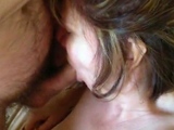 Hot Amateur European Brunette Girl in a Homemade Threesome