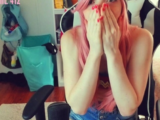 Sexy teen ebony solo toy masturbation