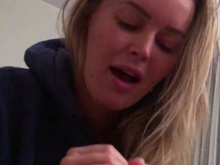 Amateur Blonde Blowjob CIM