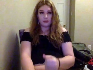 Solo ladyboy masturbation