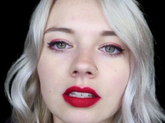 Sexy blonde chick solo masturbation