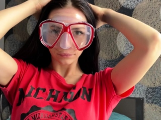 Hottest brunette solo webcam masturbation 2