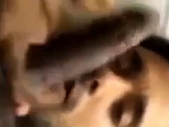Indian Amateur Sucks A Big Black Cock