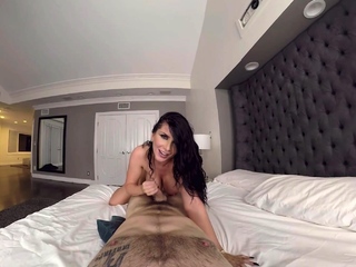 Real dutch brunette slut is giving blowjob and handjob
